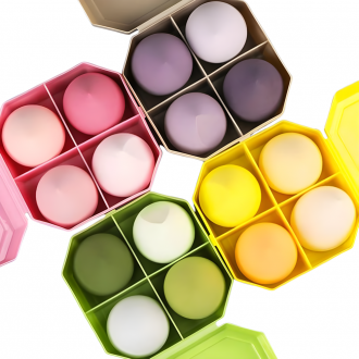 4분할 물방울 퍼프